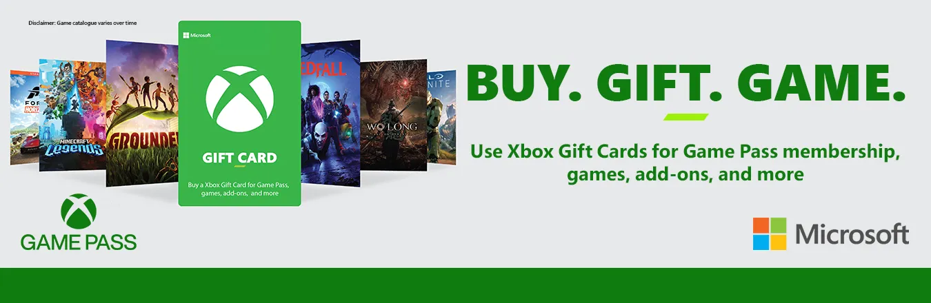 Xbox Gift Card - Buy Game Pass Memberships