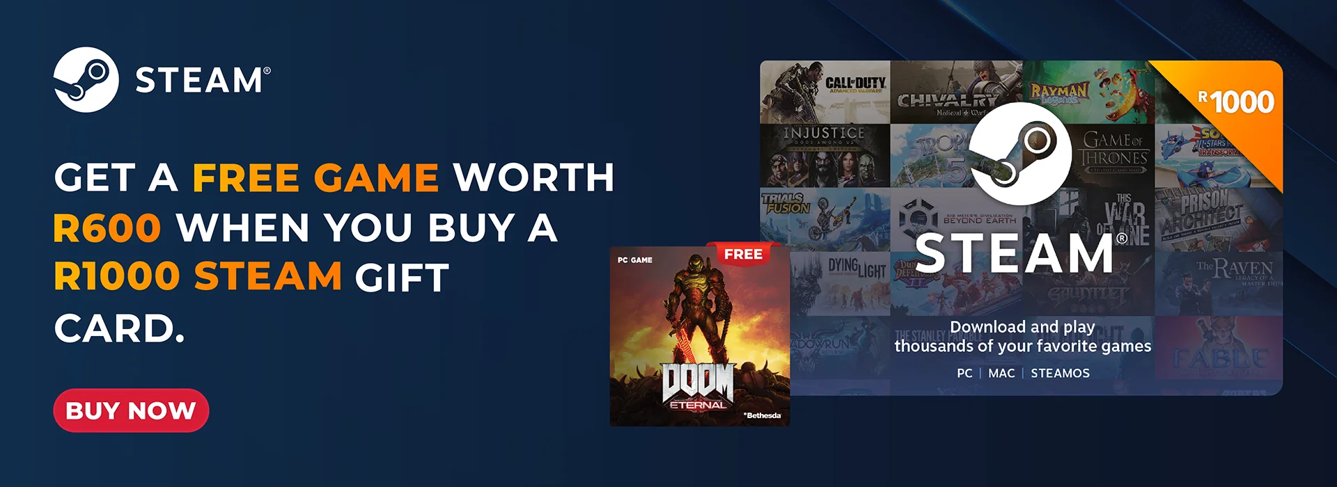 Steam plus Doom
