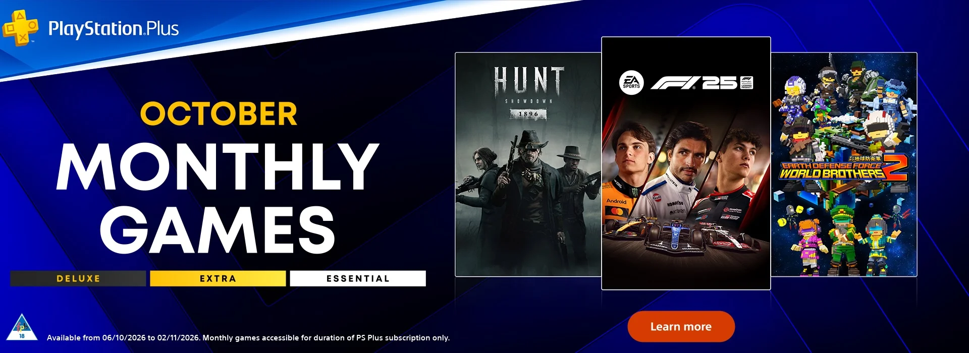 October Monthly Games