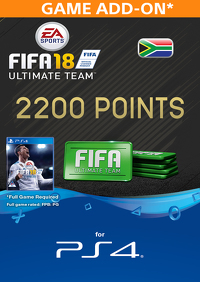 FIFA 18 Ultimate Team 2,200 Points Pack (PS4) FIFA 18 Ultimate Team 2,200 Points Pack (PS4)