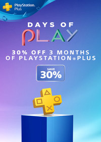 PlayStation Plus 3 Month Membership (30% Off) PlayStation Plus 3 Month Membership (30% Off)