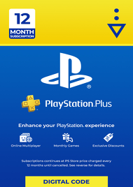 PlayStation Plus 12 Month Membership Logo