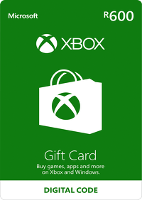 R600 Xbox Gift Card R600 Xbox Gift Card