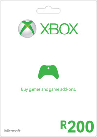 R200 Xbox LIVE Gift Card R200 Xbox LIVE Gift Card